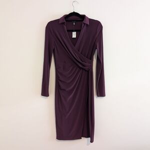Women's Dress ,wine-colored (27)
